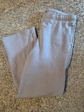 Reebok Gray Pull-On Joggers with Subtle Logo